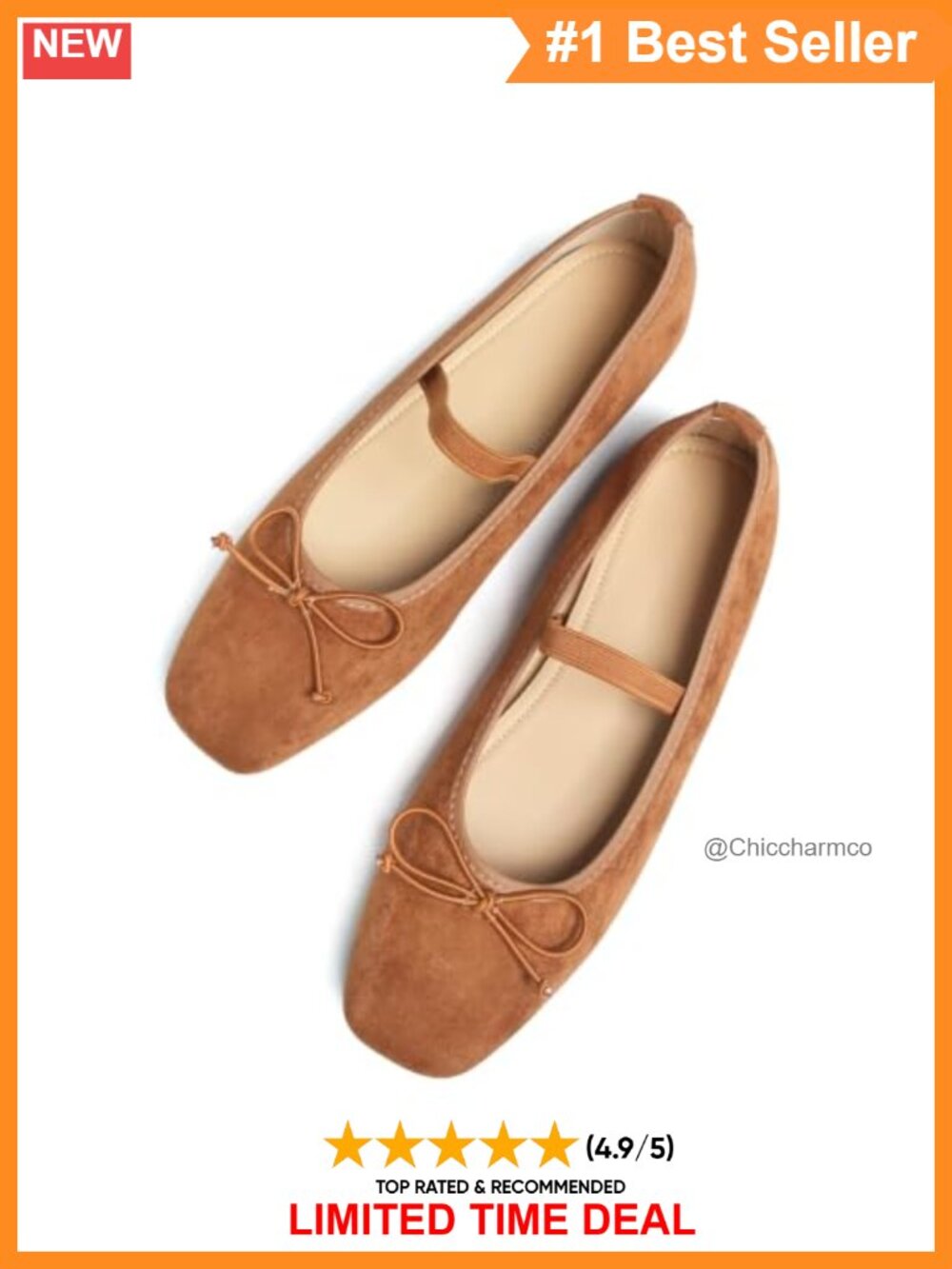 PU Leather Square Toe Flats Buckle Slip-On Casual Shoes